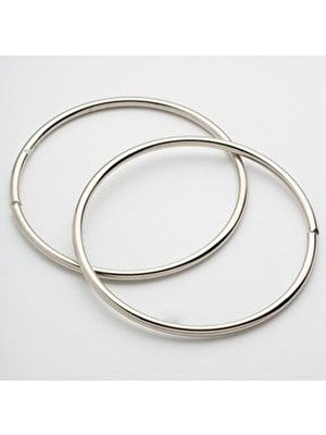 Gümüş Renkli 2 Adet 13,5 cm Çanta Sapı