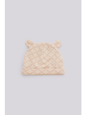 Bg Store Kız Bebek Desenli Bere