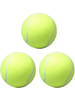 Belirtilmemiş Tenis Topu 3 Adet Canlı Sarı Renkli Yüksek Performanslı
