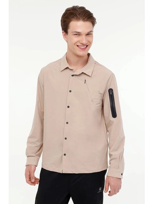 Lumberjack Zuhn 60ITL522 Erkek Gomlek - Bej