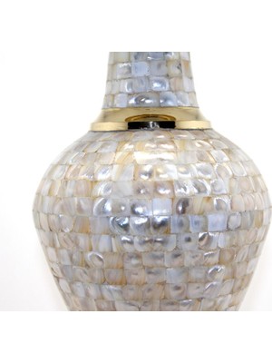 Ttt Pirinç Sedefli Vazo 35 Cm