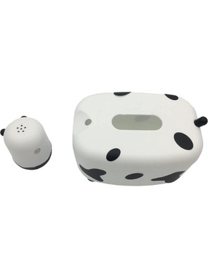 Sevimli Inek Tasarımlı Mıknatıslı Tuzluk ve Peçetelik