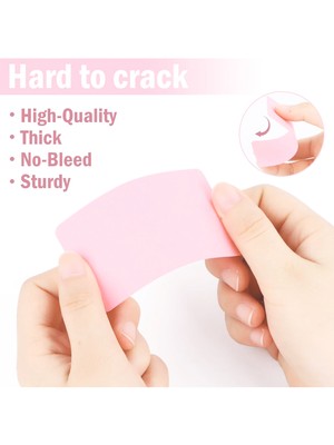 Enefendi Store Boş Kelime Kartları 5x8 cm - 50 Adet Oval Kenarlı | Tabu &amp; Not Kartları - Kraft