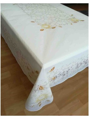 Dantel Görünümlü Pvc Masa Örtüsü 140X180 cm