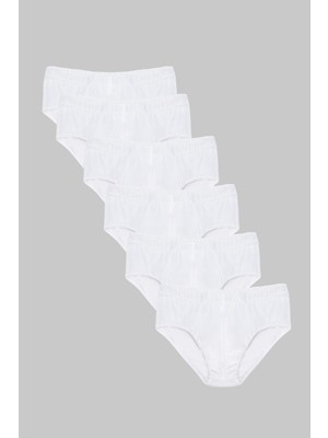Simenti Underwear Premium 6’lı Pamuklu Erkek Slip Külot