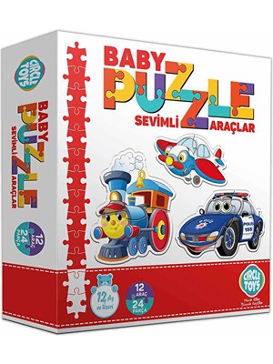 Baby Puzzle Sevimli Araçlar