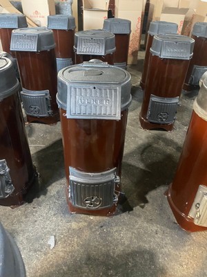 Yuvarlak Tuğlalı Soba