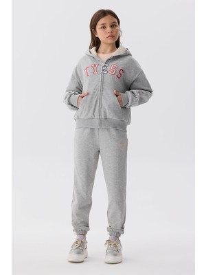 Bg Store Kız Çocuk Gri Eşofman Üstü