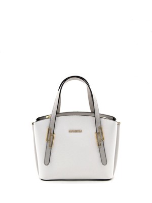 Silver & Polo Beyaz - A.gri SP1021 Kadın El Çantası