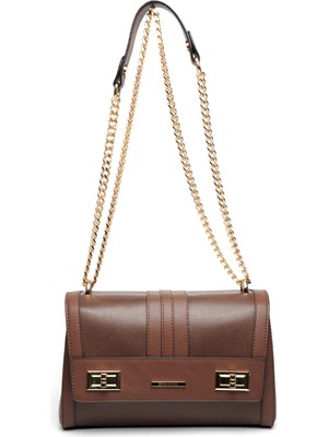 Silver & Polo Kahve SP1139 Kadın Çapraz Çanta