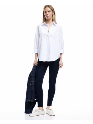 Yüksek Bel Dar Paça Toparlayıcı Jean Pantolon - Skinny Jeans