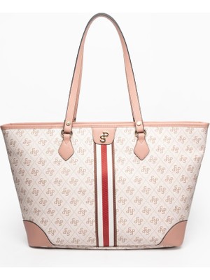 Silver & Polo Pembe - Somon SP1169 Kadın Omuz Çantası