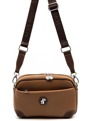 Silver & Polo Karamel - Kahve SP1094 Kadın Çapraz Çanta