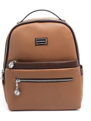 Silver & Polo Karamel - Kahve SP1061 Kadın Sırt Çantası