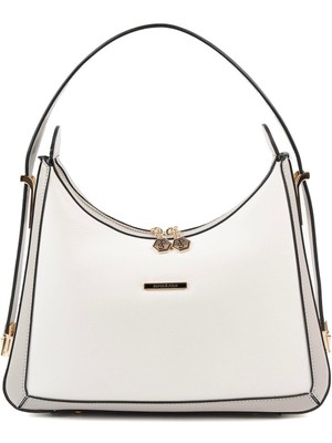 Silver & Polo Beyaz - A.gri SP1187 Kadın Omuz Çantası