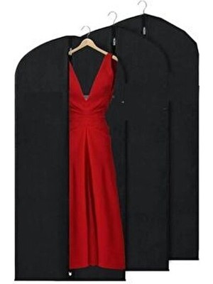 Taalu Abiye Elbise Kılıf Siyah 60X160 Uzun Boy Standart Beden Kadın İçin Koruma