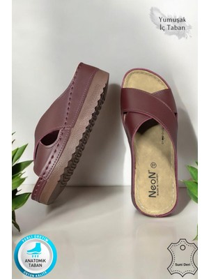 Neon Shoes Lina Kadın Anatomik Ortopedik Konfor Modeli Terlik Hafif Şık Topuklu Günlük Dışarı Ev İçi Terliği