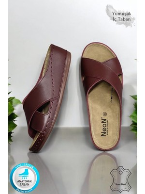Neon Shoes Desy Kadın Ortopedik Taban Şık Konfor Modeli Günlük Terlik Genç Anne Ev Dışarı Terliği