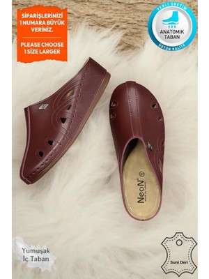 Neon Shoes Lisa Kadın Sabo Medikal Doktor Hemşire Hastane Tam Ortopedik Önü Kapalı Ev Dışarı Terlik