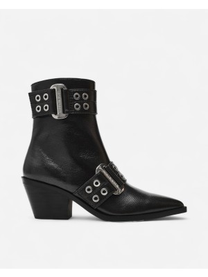 Steve Madden Splurge Blk Crinkle Kadın Siyah Topuklu Bot Splurge