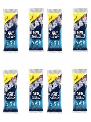 Samurai 3 Tıraş Bıçağı 3 Bıçaklı 10+4 Paket x 8 Adet