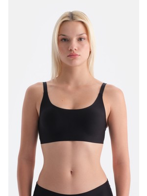 Siyah 1135KC Suzıe Balensiz Dikişsiz Sütyen