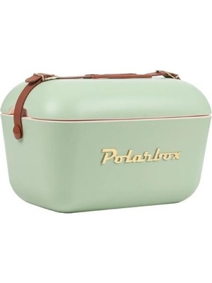 Polarbox Olive-Green (Zeytin Yeşili-Altın-Deri Kayış) “Go Green & Chill!” (20L/12L)