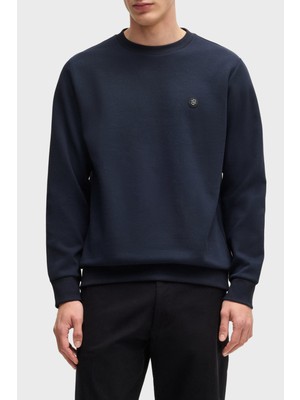 Boss Pamuk Karışımlı Regular Fit Bisiklet Yaka Sweat Erkek Sweat 50520302 404