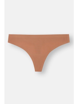 Kahverengi 5148KC Kaşkorse Thong Külot