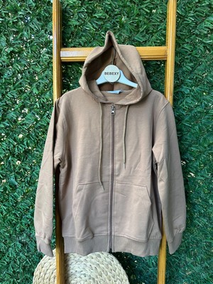 Kapüşonlu Ceket Camel