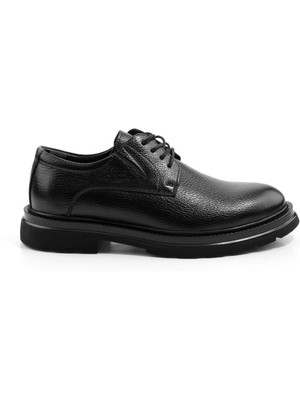 Siyah Leather Erkek Klasik Ayakkabı E01547052140
