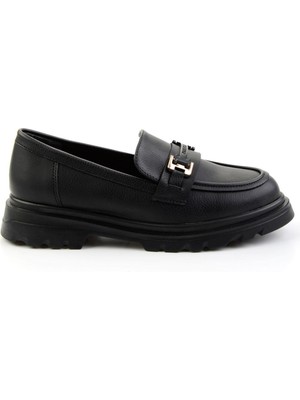 Siyah  Kadın Loafer Ayakkabı K01179828109