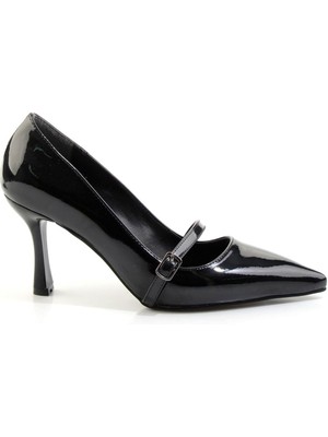 Siyah  Kadın Klasik Topuklu Ayakkabı K01823060598