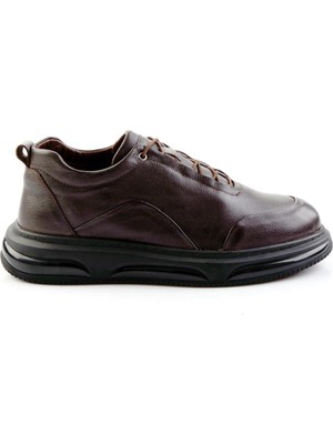 Kahve Leather Erkek Sneaker E01080212403