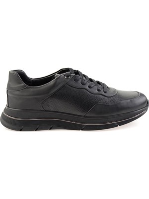 Siyah Leather Erkek Sneaker E01604247203