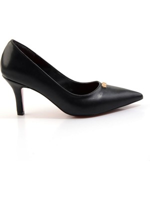 Siyah  Kadın Klasik Topuklu Ayakkabı K01231461709