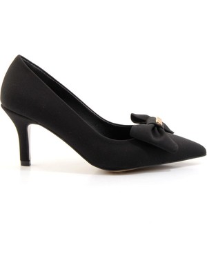 Siyah  Kadın Klasik Topuklu Ayakkabı K01231080504