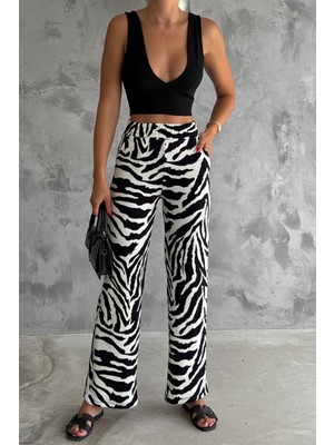 Kadın Örme Krep Pantolon