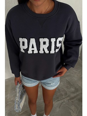 3 Iplik Şardonlu Sweatshirt