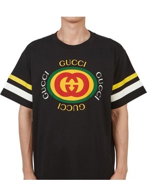 Gucci Göğüs Baskılı T-Shirt