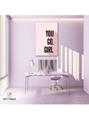 Kız Gücü Kanvas Tablo Modern Duvar Tablosu Ev Dekoru Ev Hediyesi