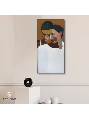 Birlikte Sessizlik Kanvas Tablo Modern Duvar Tablosu Ev Dekoru Ev Hediyesi