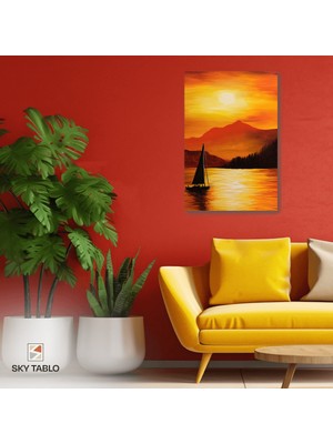 Yansımaların Dansı Kanvas Tablo Modern Duvar Tablosu Ev Dekoru Ev Hediyesi