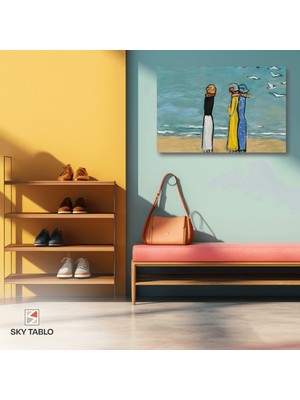 Martıların Arasında Kanvas Tablo Modern Duvar Tablosu Ev Dekoru Ev Hediyesi