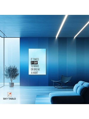 Alışkanlığın Eşiğinde Kanvas Tablo Modern Duvar Tablosu Ev Dekoru Ev Hediyesi