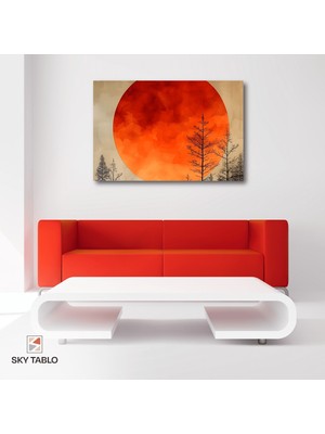 Güneşle Yıkanan Orman Kanvas Tablo Modern Duvar Tablosu Ev Dekoru Ev Hediyesi