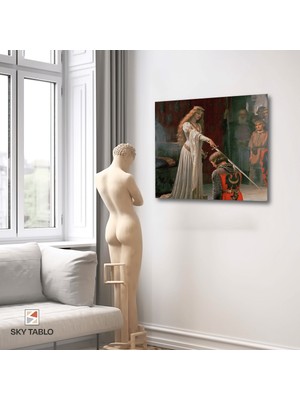 Şövalyeye Son Dokunuş Kanvas Tablo Modern Duvar Tablosu Ev Dekoru Ev Hediyesi