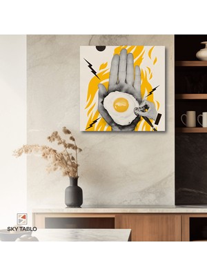 Enerjinin Eli Kanvas Tablo Modern Duvar Tablosu Ev Dekoru Ev Hediyesi