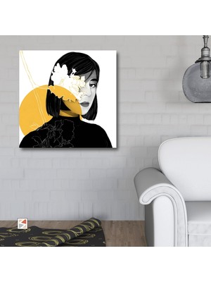 Bir Yüzün Ötesi Kanvas Tablo Modern Duvar Tablosu Ev Dekoru Ev Hediyesi