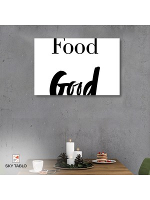 Mutfakta Pozitiflik Kanvas Tablo Modern Duvar Tablosu Ev Dekoru Ev Hediyesi